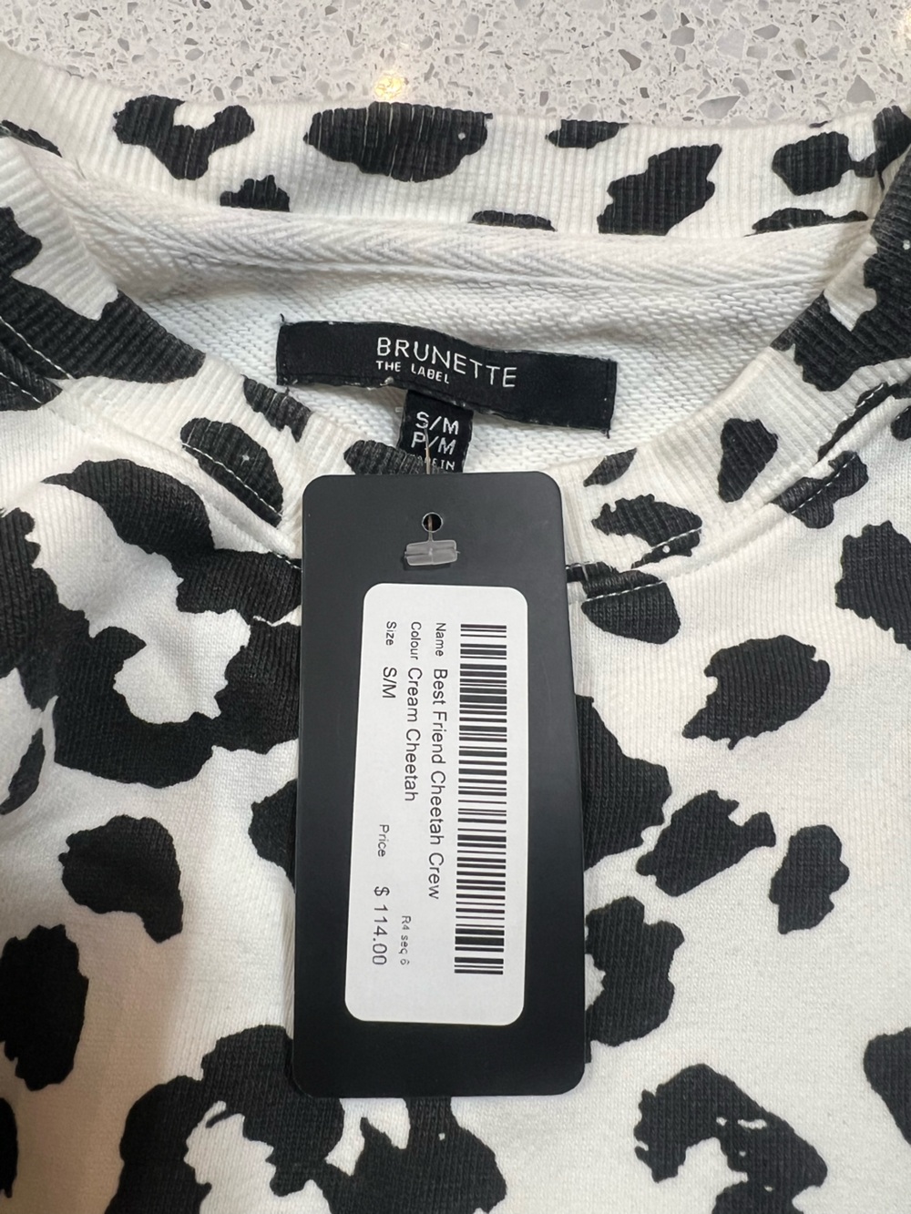 Brunette the Label - Snow Leopard 🐆 Best Friend Jogger SET (NWT) *Two Pieces* - Picture 3 of 16